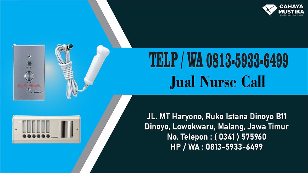 Distributor Nurse Call Bell Commax Di Kota Surabaya
