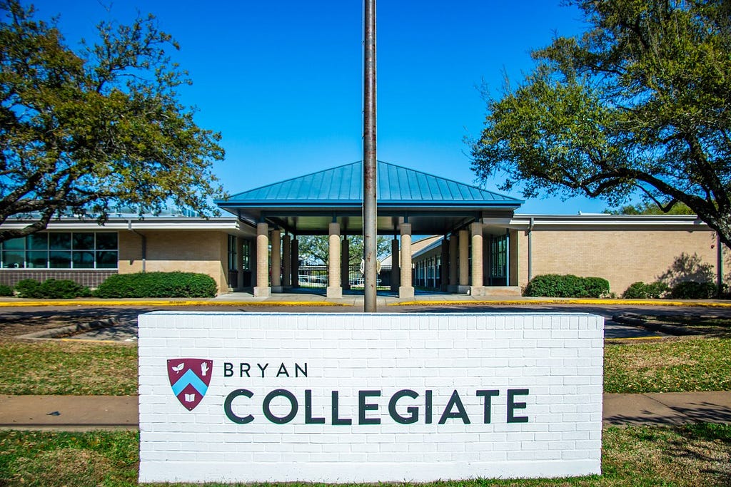 Entrance to Bryan Collegiate