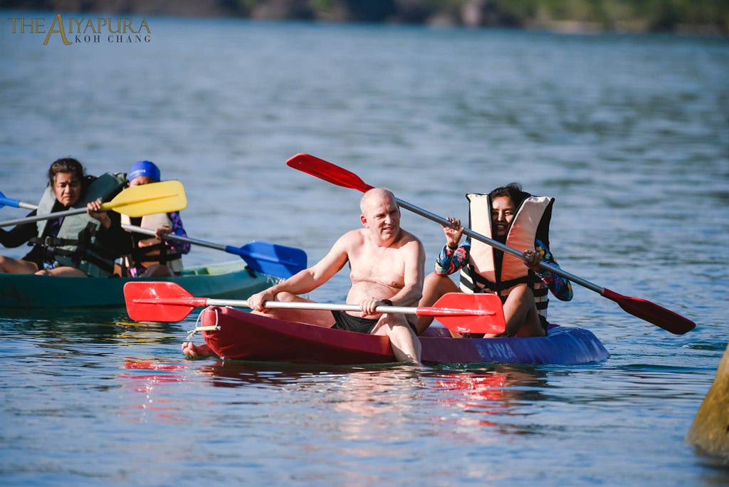 Kayak and Stand Up Paddle Boards are available to guests at the resort for FREE.