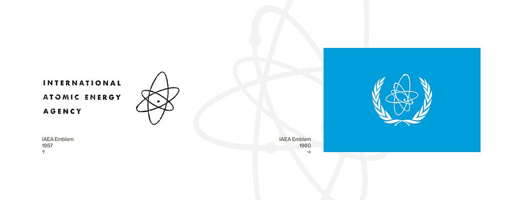 Logos for the International Atomic Energy Agency