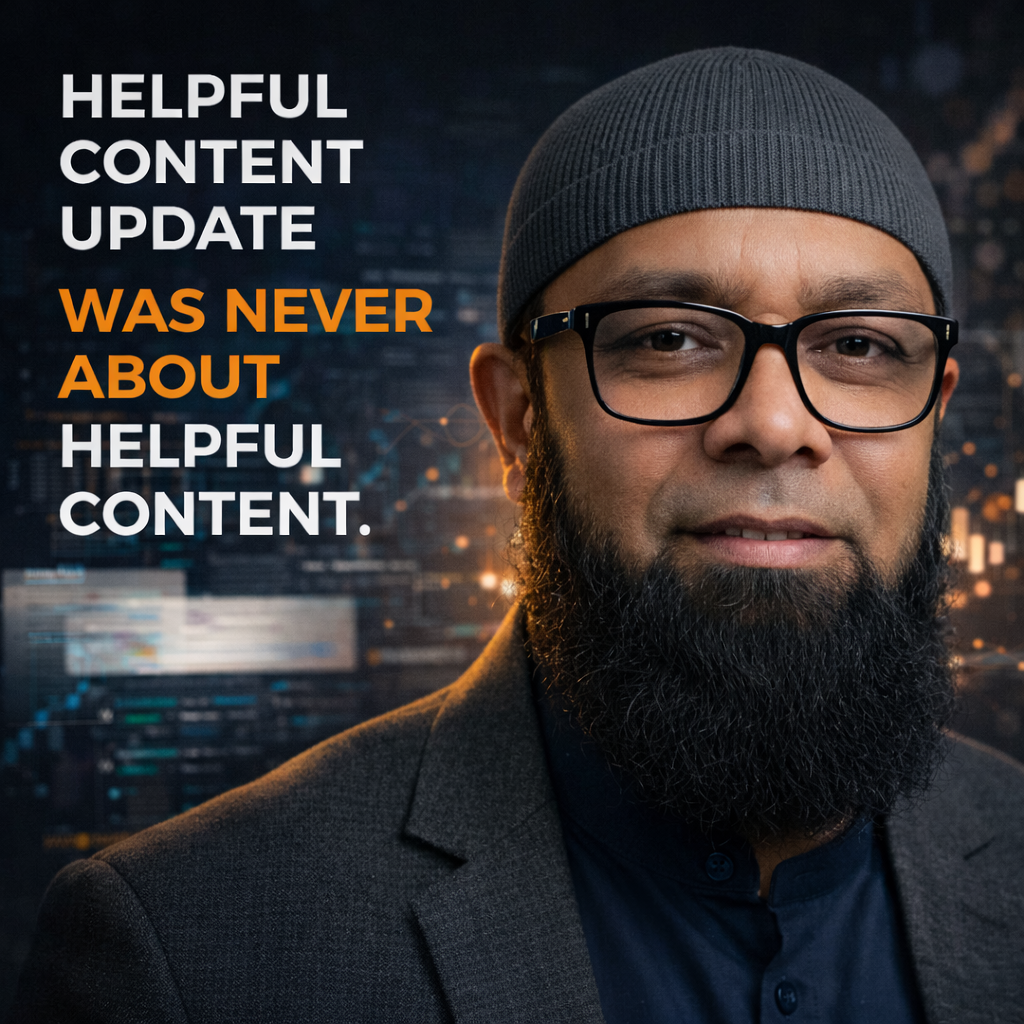 Helpful Content Update Was Never About Helpful Content