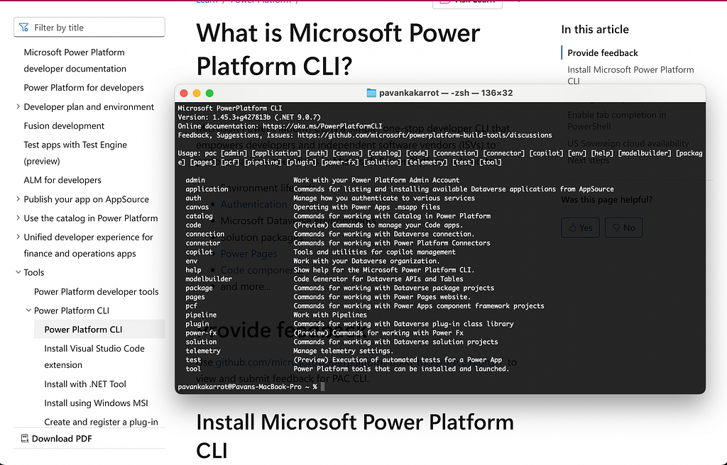 Microsoft Power Platform CLI: How to Fix “pac: command not found” Issue on macOS