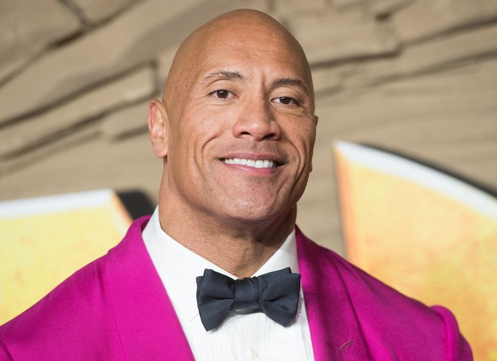 photo of US actor Dwayne Johnson also know as The Rock
