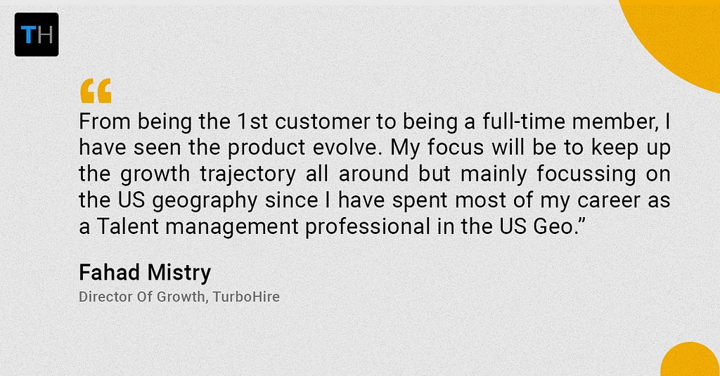 Fahad Mistry on associating with a brand like TurboHire