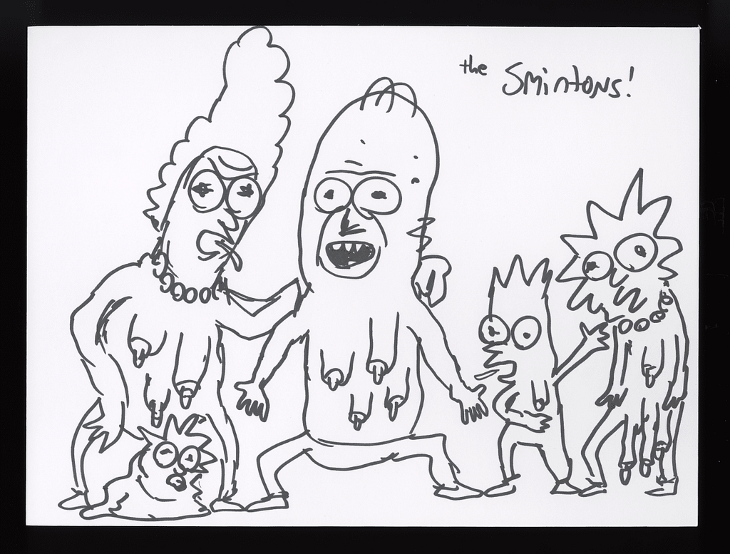 Justin Roiland’s homage to The Simpsons, titled “The Smintons”