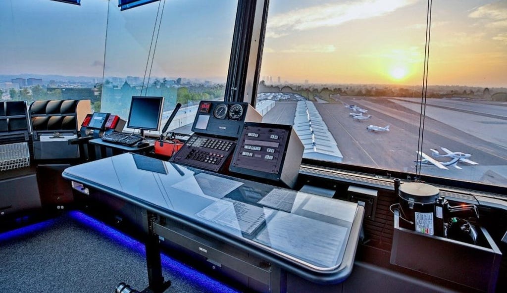 Air Traffic COntrol Tower Console Furniture Workstation