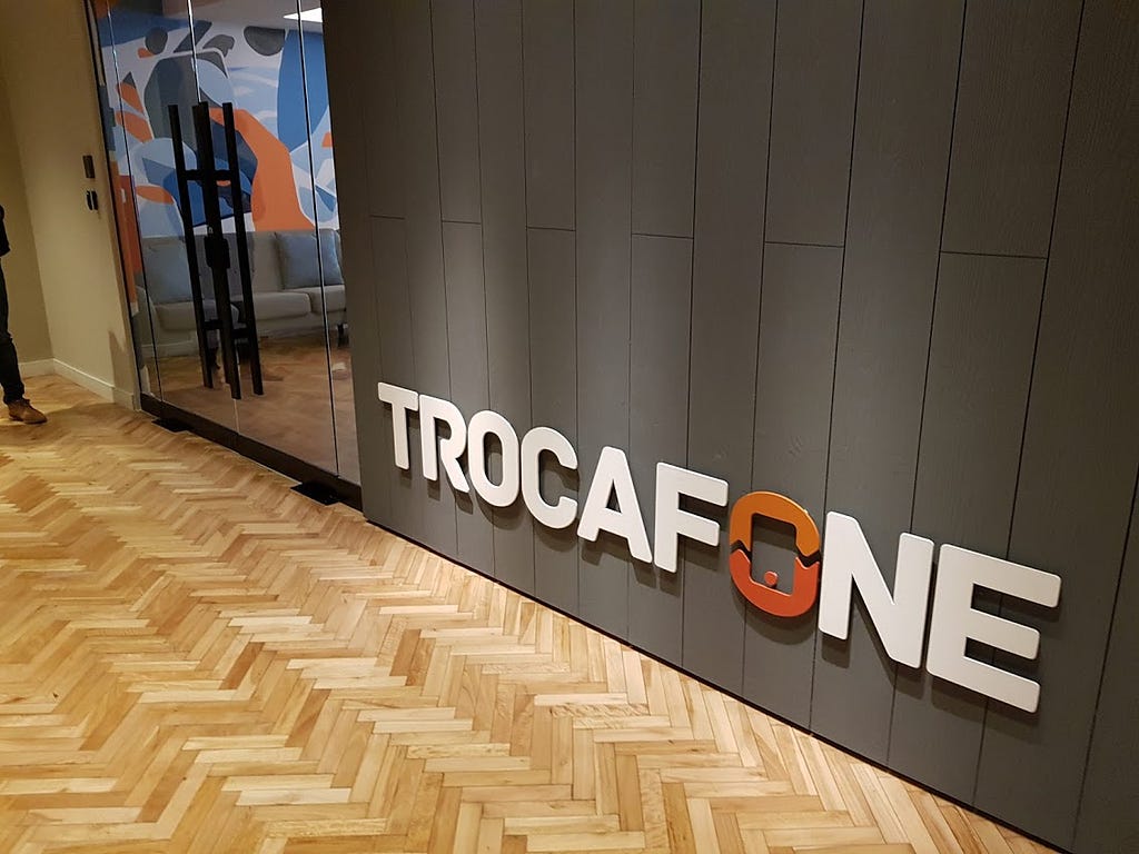 Entrada de oficinas de Trocafone Argentina