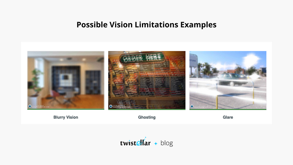 Possible Vision Limitations