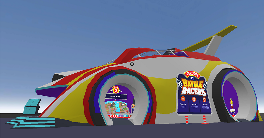 Check out the Battle Racers arena!