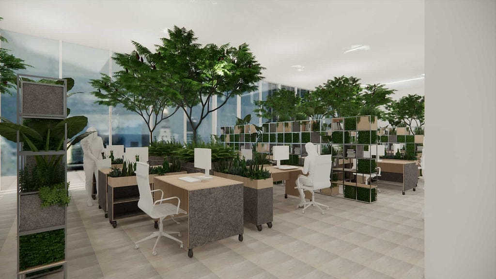 Biophilic Office Space