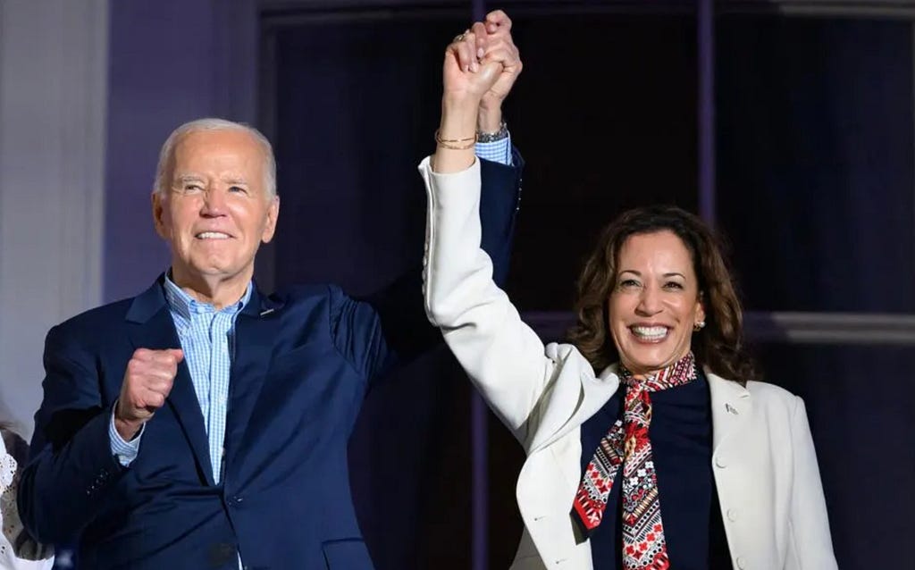 photo of Jo Biden and Kamala Harris after Biden’s win in 2020