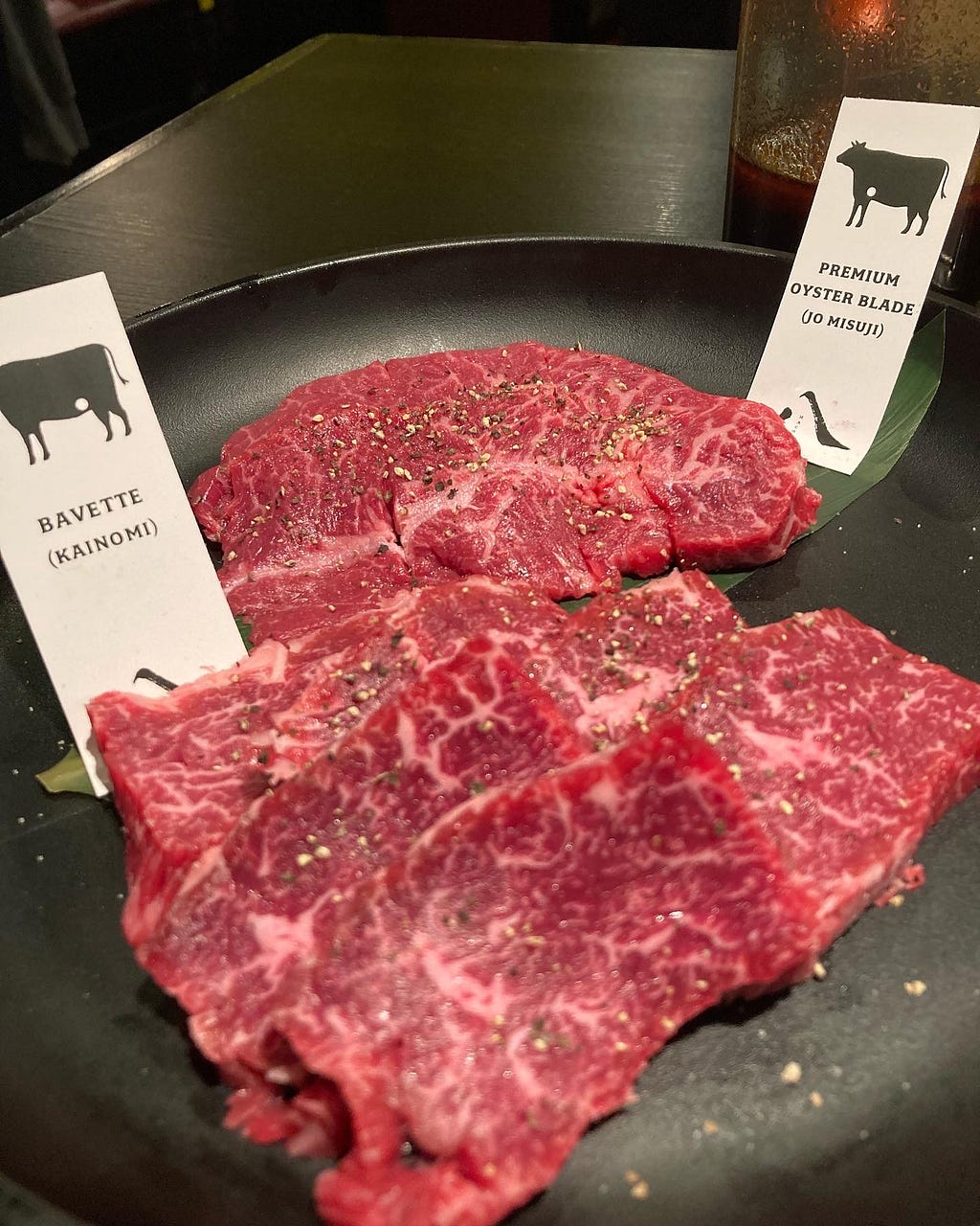 All beef cuts came with a label.