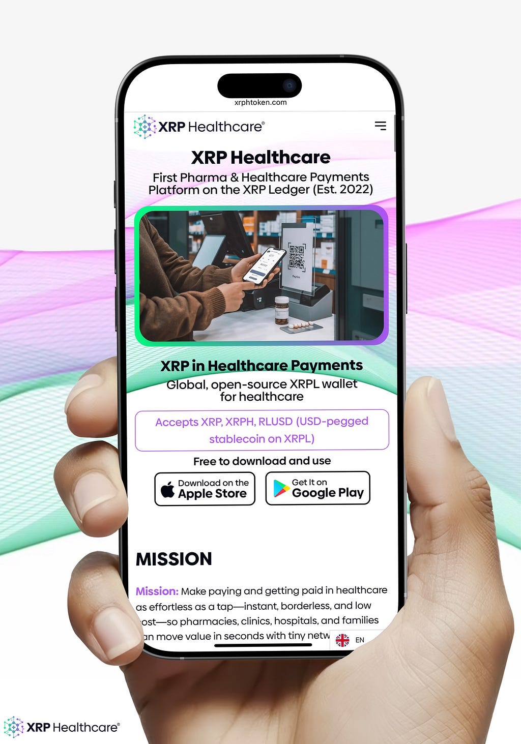 The First Pharma & Healthcare Payments Platform on the XRP Ledger (Est. 2022) 