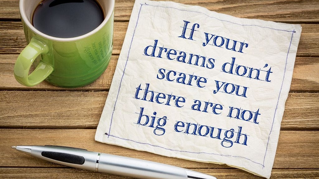 “If your dreams do not scare you, they’re not big enough,” President Sirleaf said. “The size of your dreams must always exceed your current capacity to achieve them.