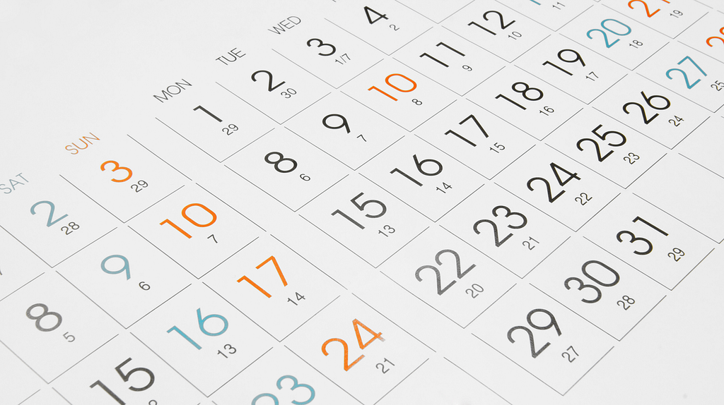 Placeholder calendar image