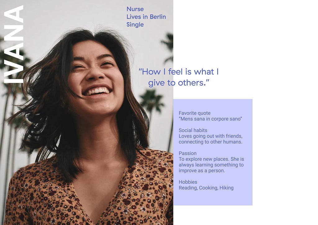 User Persona Ivana