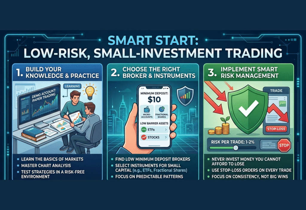 How to Start Trading with Small Investment and Low Risk