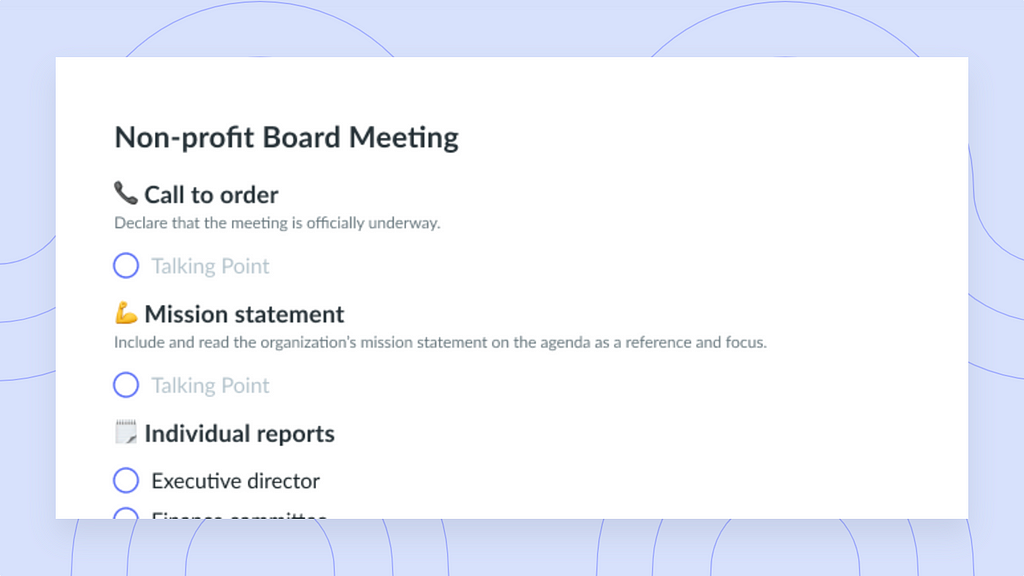 https://fellow.app/meeting-templates/non-profit-board-meeting-agenda-template/