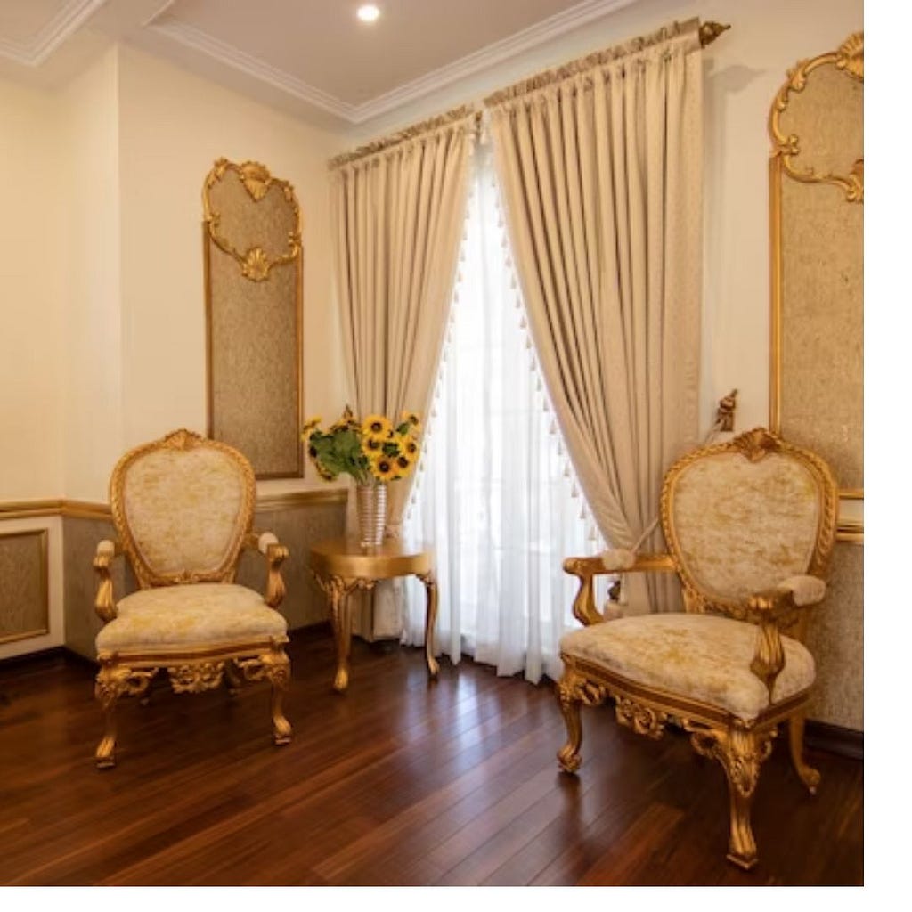 Traditional Furniture in a room