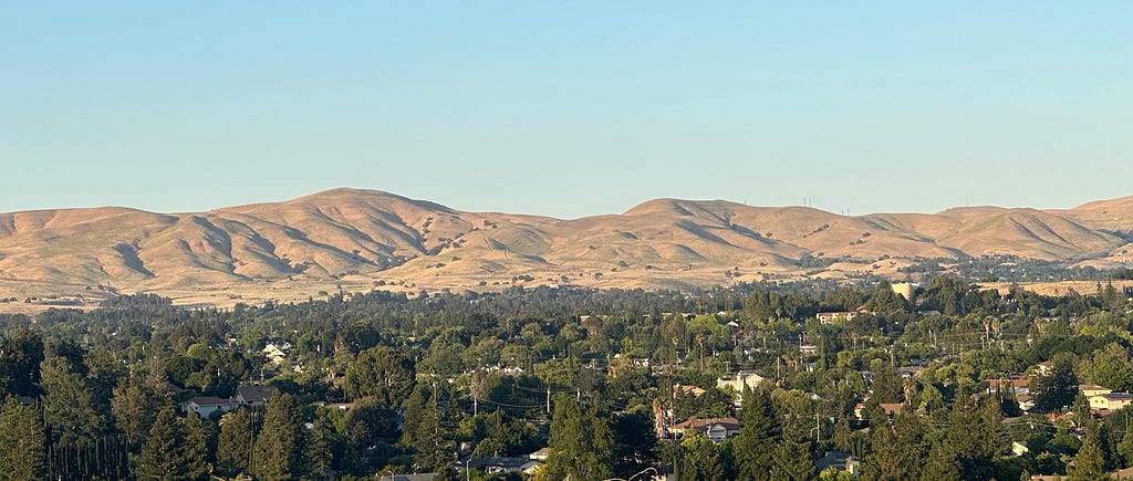 Picture of California hills