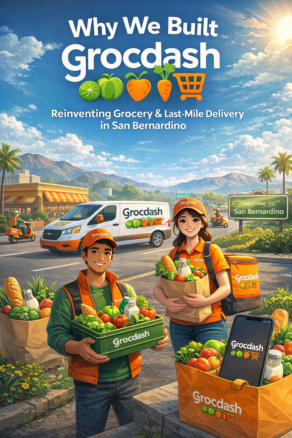 Why We Built GrocDash: Reinventing Grocery & Last-Mile Delivery in San Bernardino