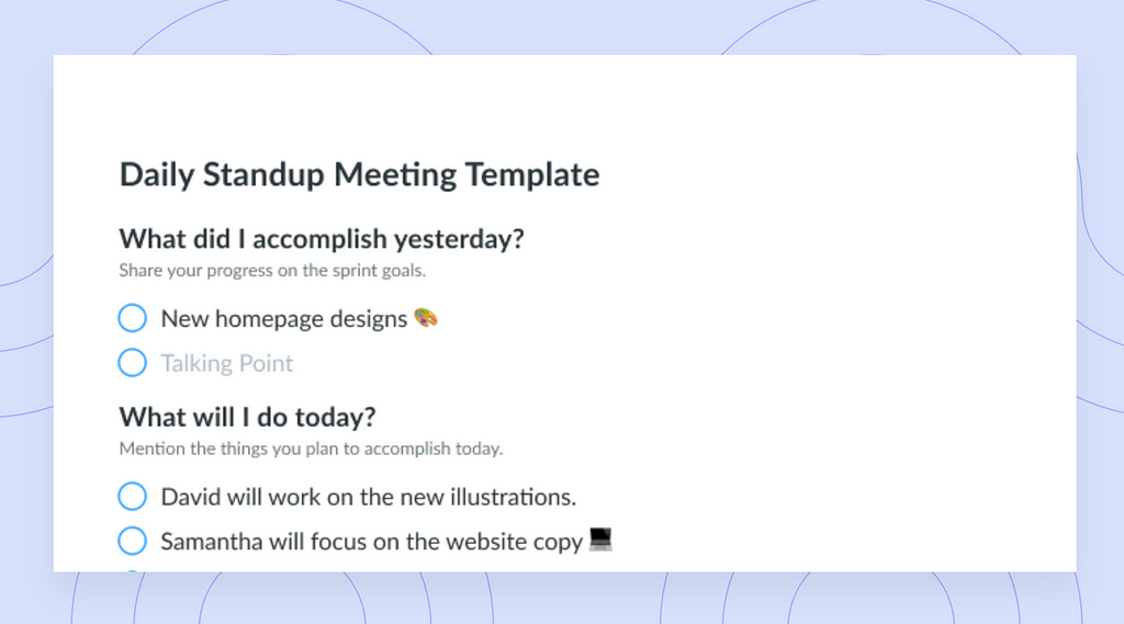 https://fellow.app/meeting-templates/daily-standup-meeting/