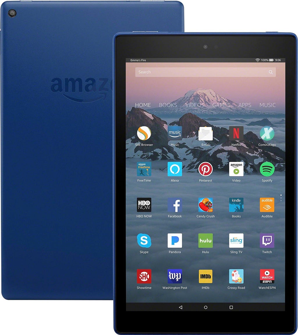 BEST TABLET FOR VIDEO EDITING: AMAZON FIRE HD10.