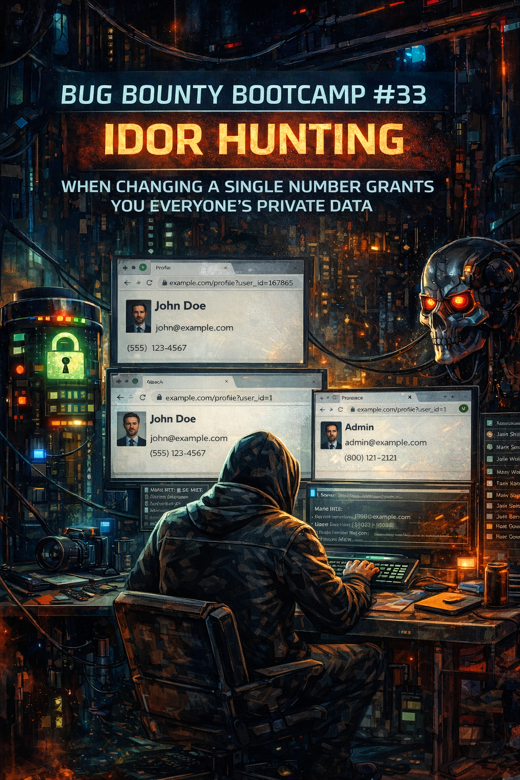 “Bug Bounty Bootcamp #33: IDOR Hunting — When Changing a Single Number Grants You Everyone’s…