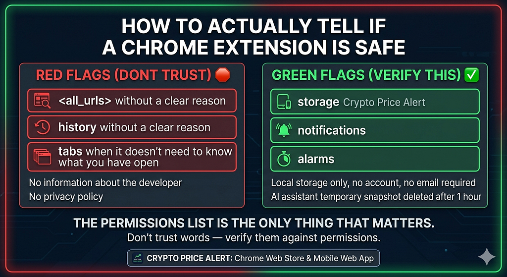 How to actually tell if a Chrome extension is safe — and why I built mine with privacy first