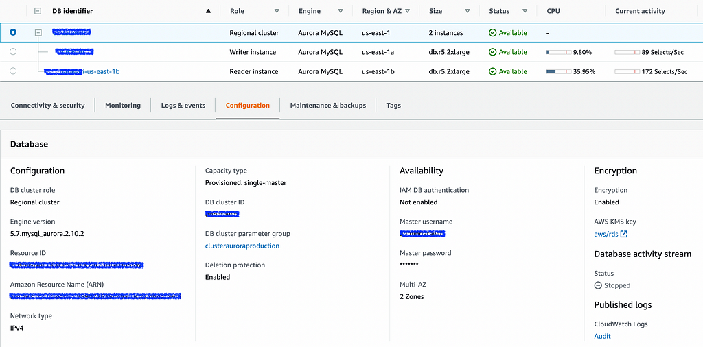 Identify DB Cluster Parameter Group