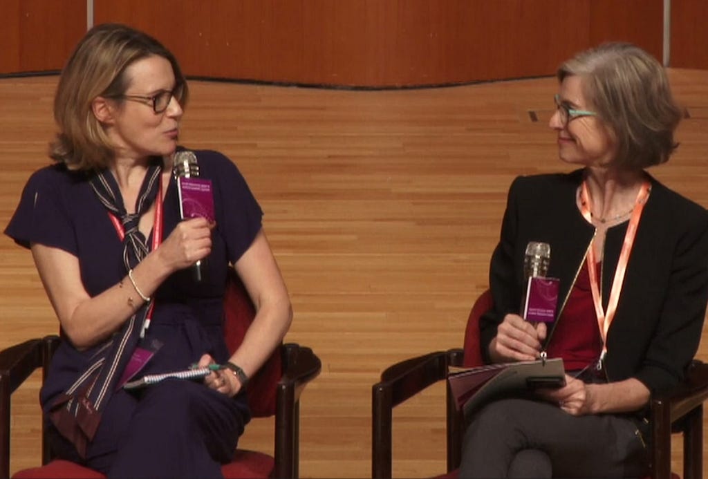 Anna with Jennifer Doudna
