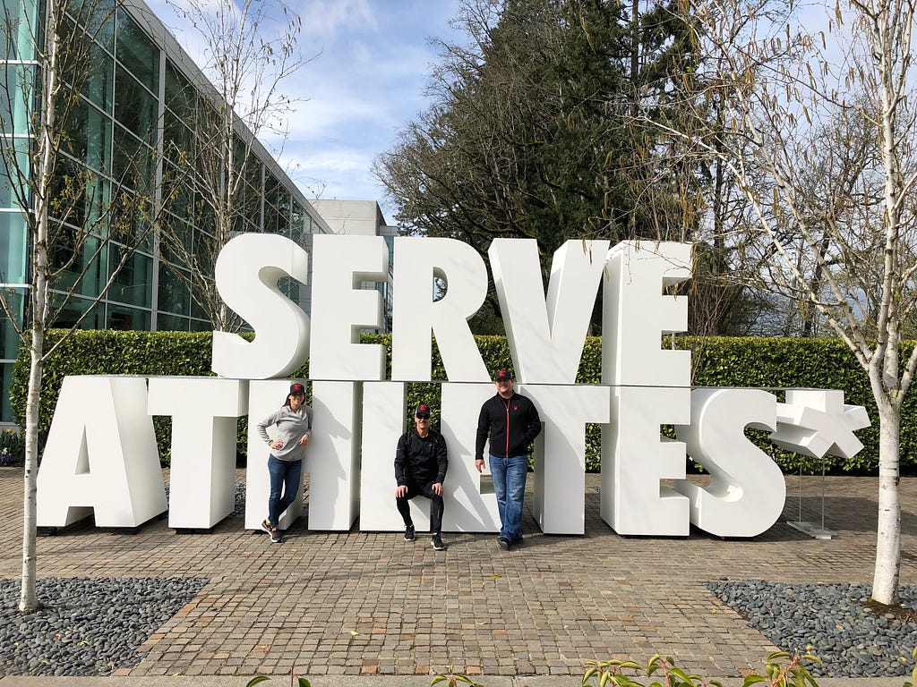Serve Athletes Sign at the Nike World Campus
