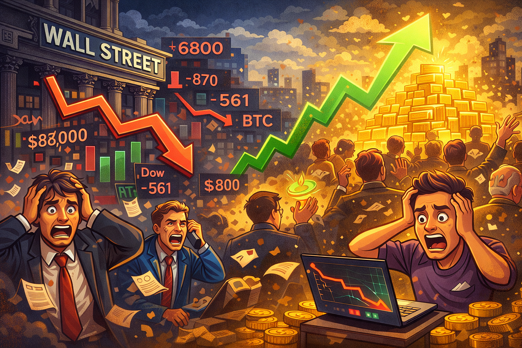 Bears Grip Stocks and Cryptos but Gold Stays Bullish: What’s Happening?