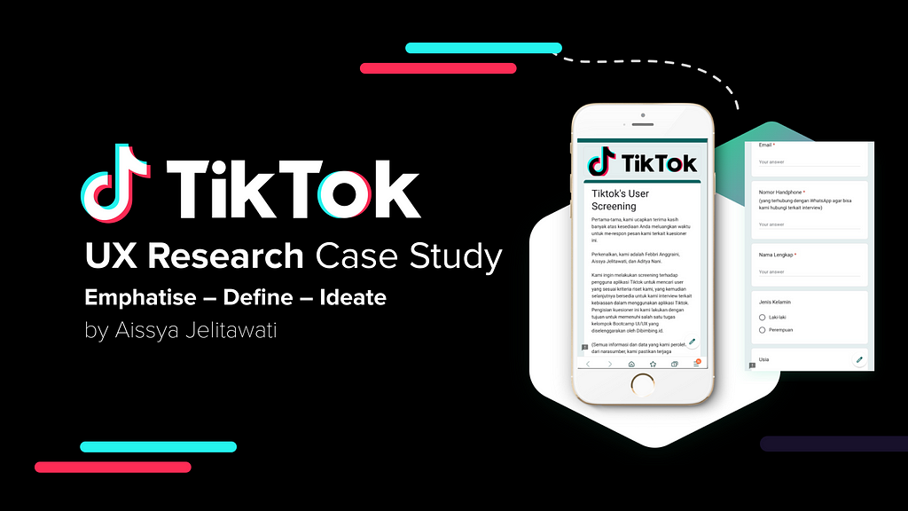 TikTok UX Research Case Study Banner