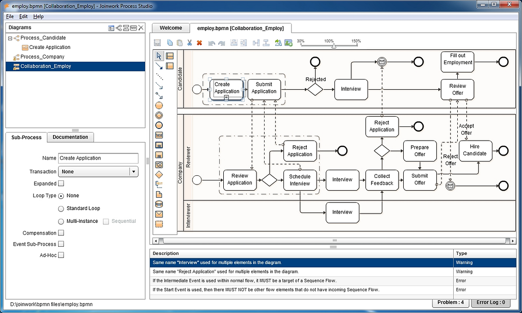 Screen shot of Robotic Process Automation.