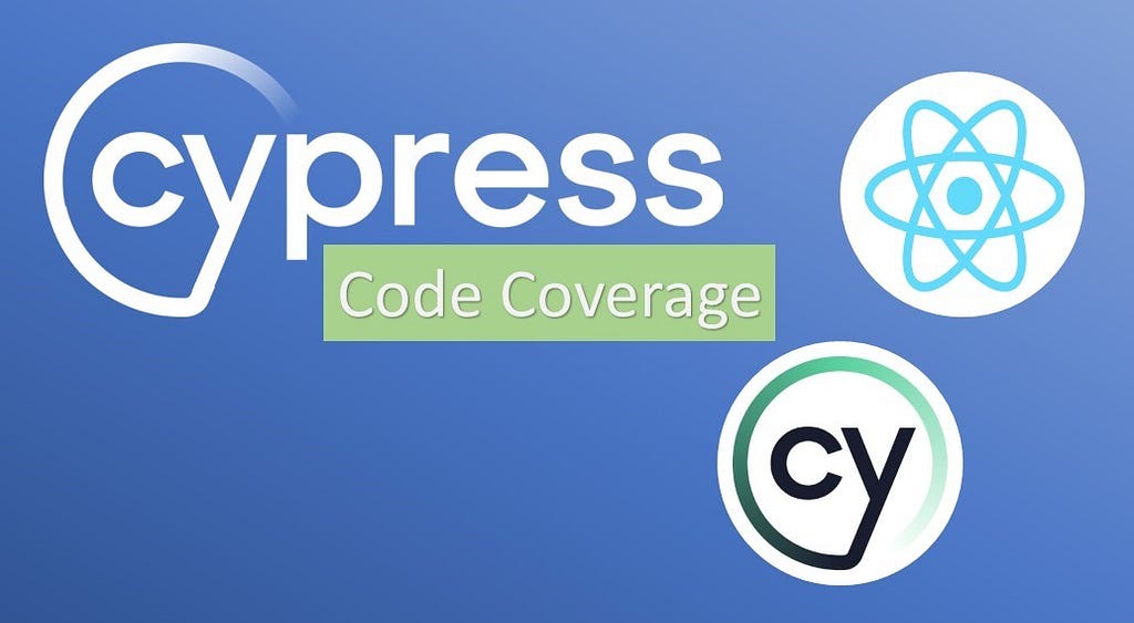 Graphic with Cypress and React Logo