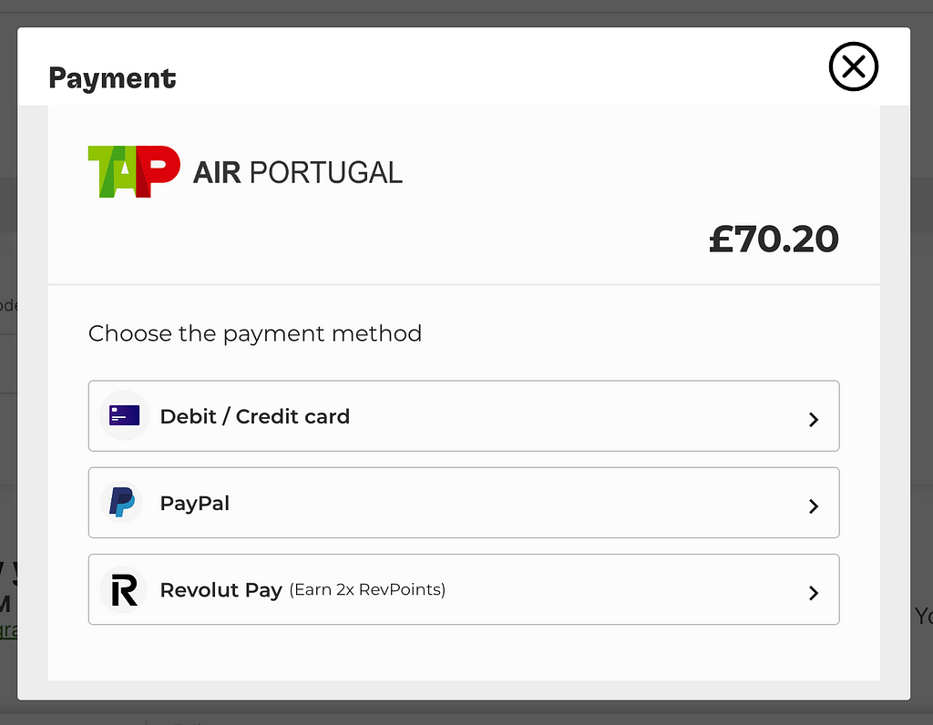 Screenshot of tapair portugal