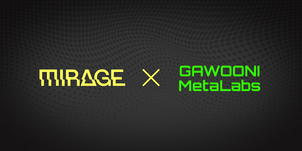 Mirage and GAWOONI MetaLabs logos
