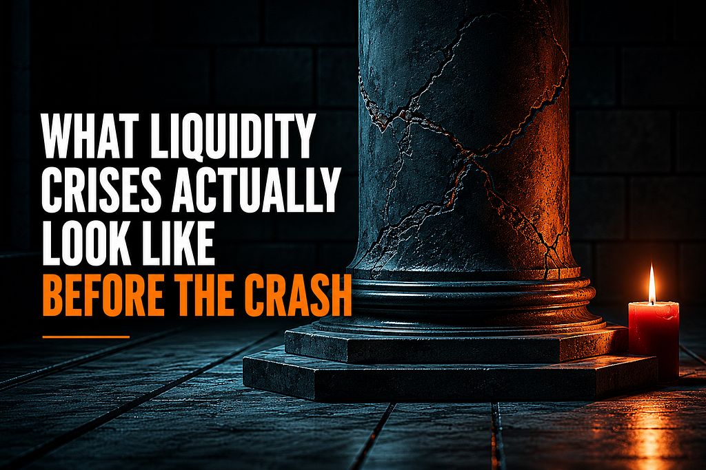 What Liquidity Crises Actually Look Like Before the Crash
