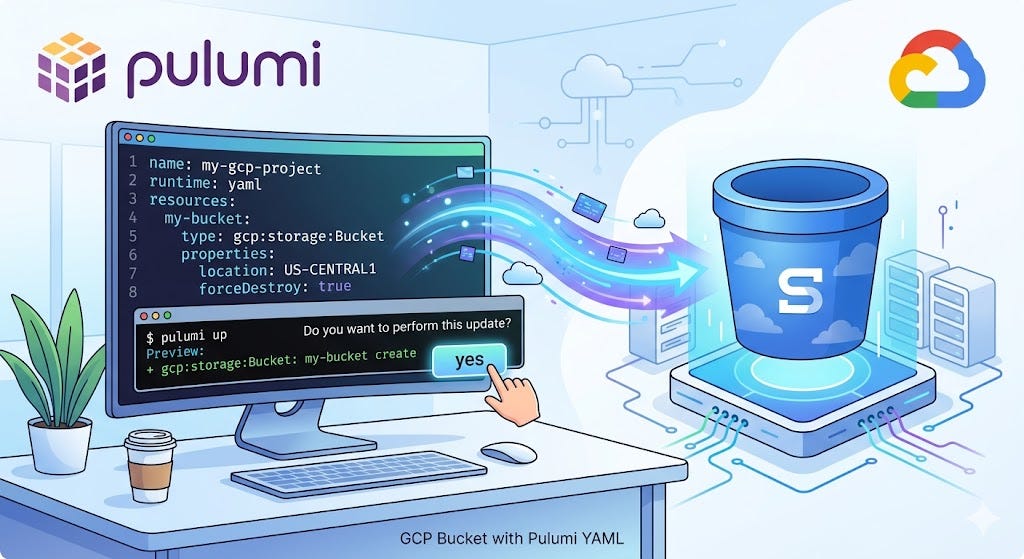 Create a Cloud Storage Bucket Using IaC with Pulumi