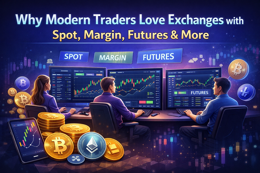 Why Modern Traders Love Exchanges with Spot, Margin, Futures & More