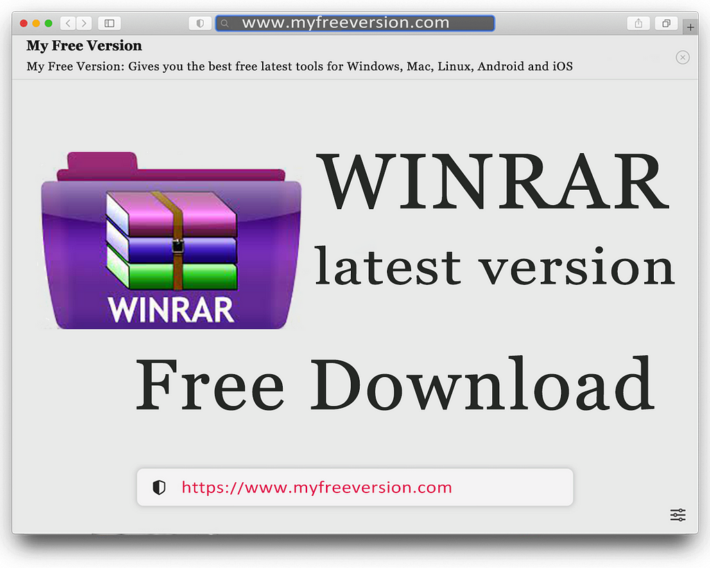 WINRAR Free Download