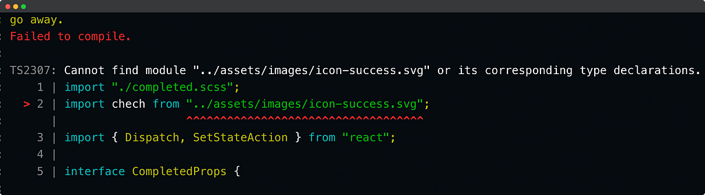 Cannot find module “../assets/images/icon-success.svg” or its corresponding type declarations.