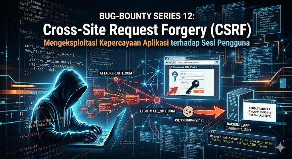BUG-BOUNTY SERIES 12: Cross-Site Request Forgery (CSRF).