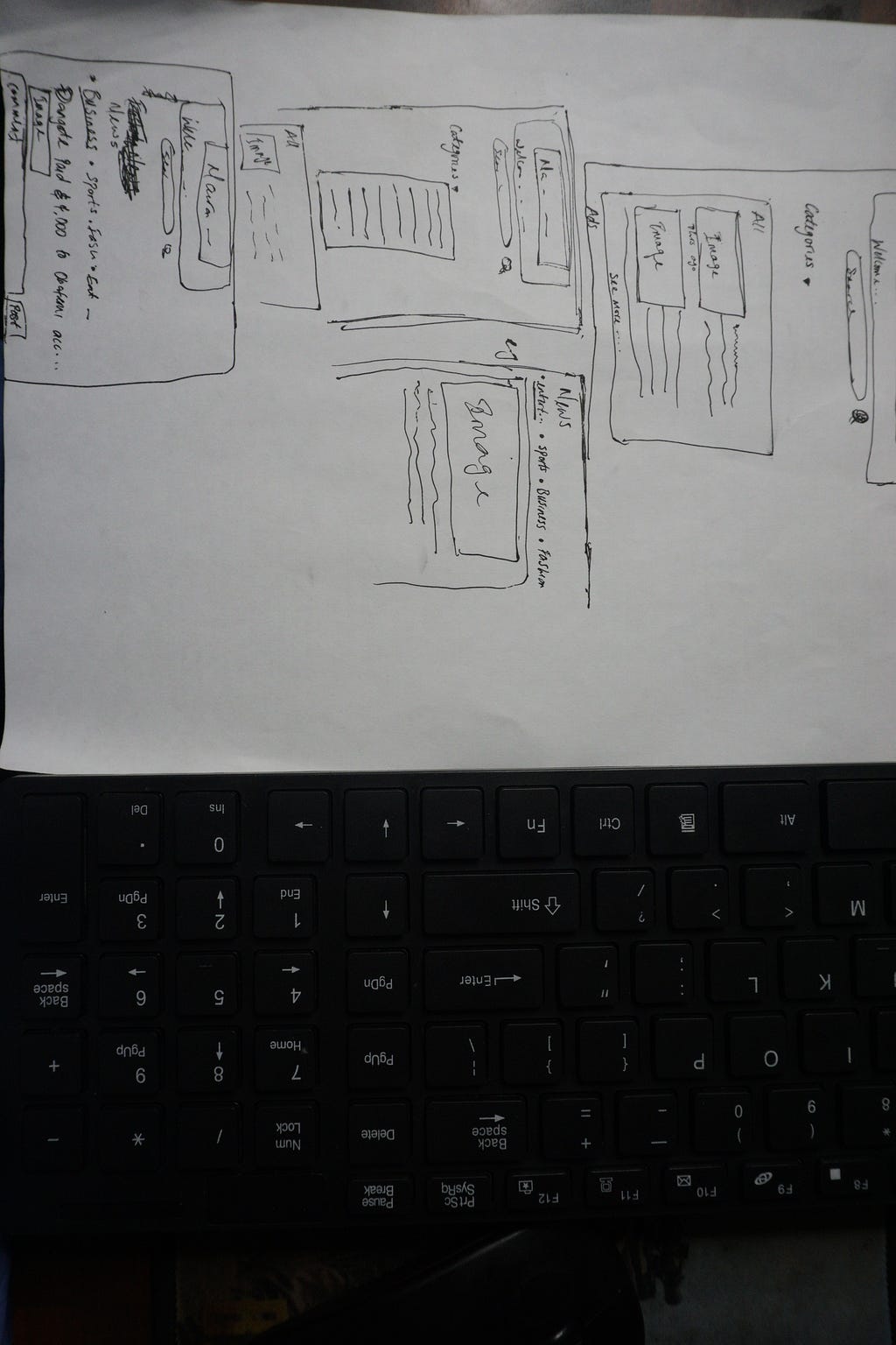 Sketch designed by femi