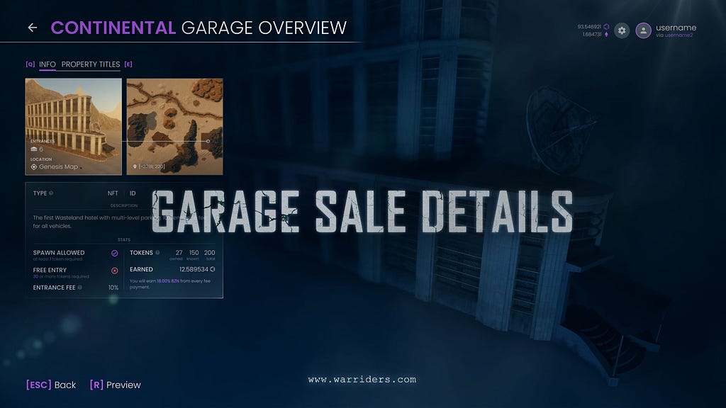 Garage Sale Details