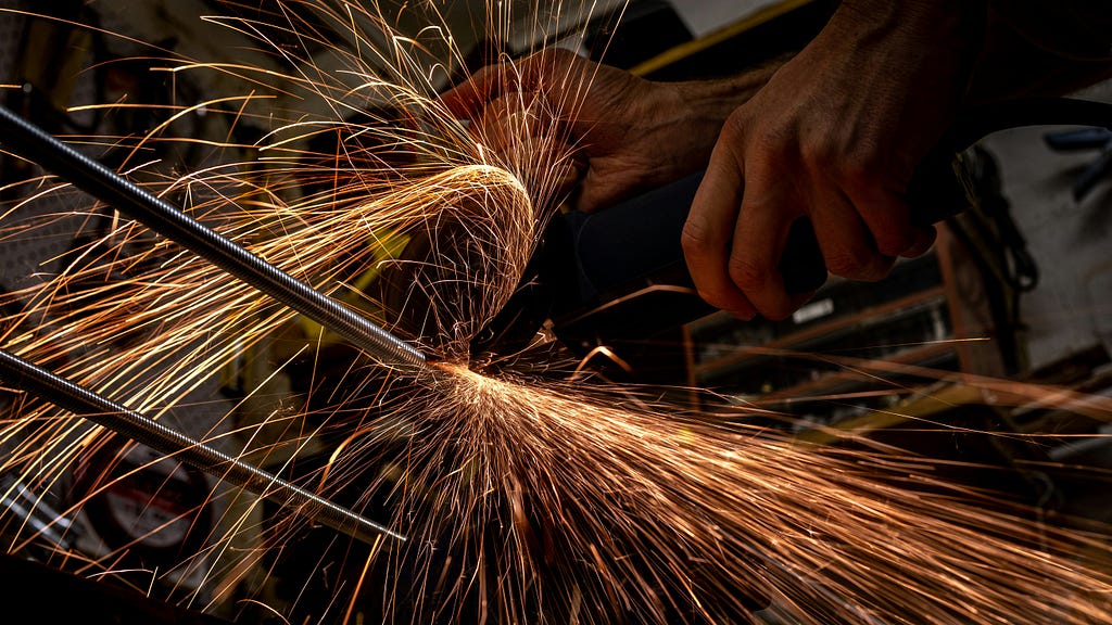 Photo of tools being used, photo by David Gilbertson on Unsplash