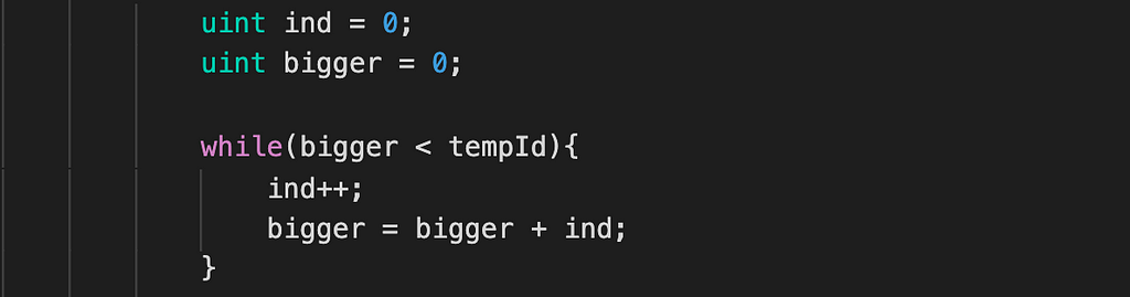 Loop to determine tile position