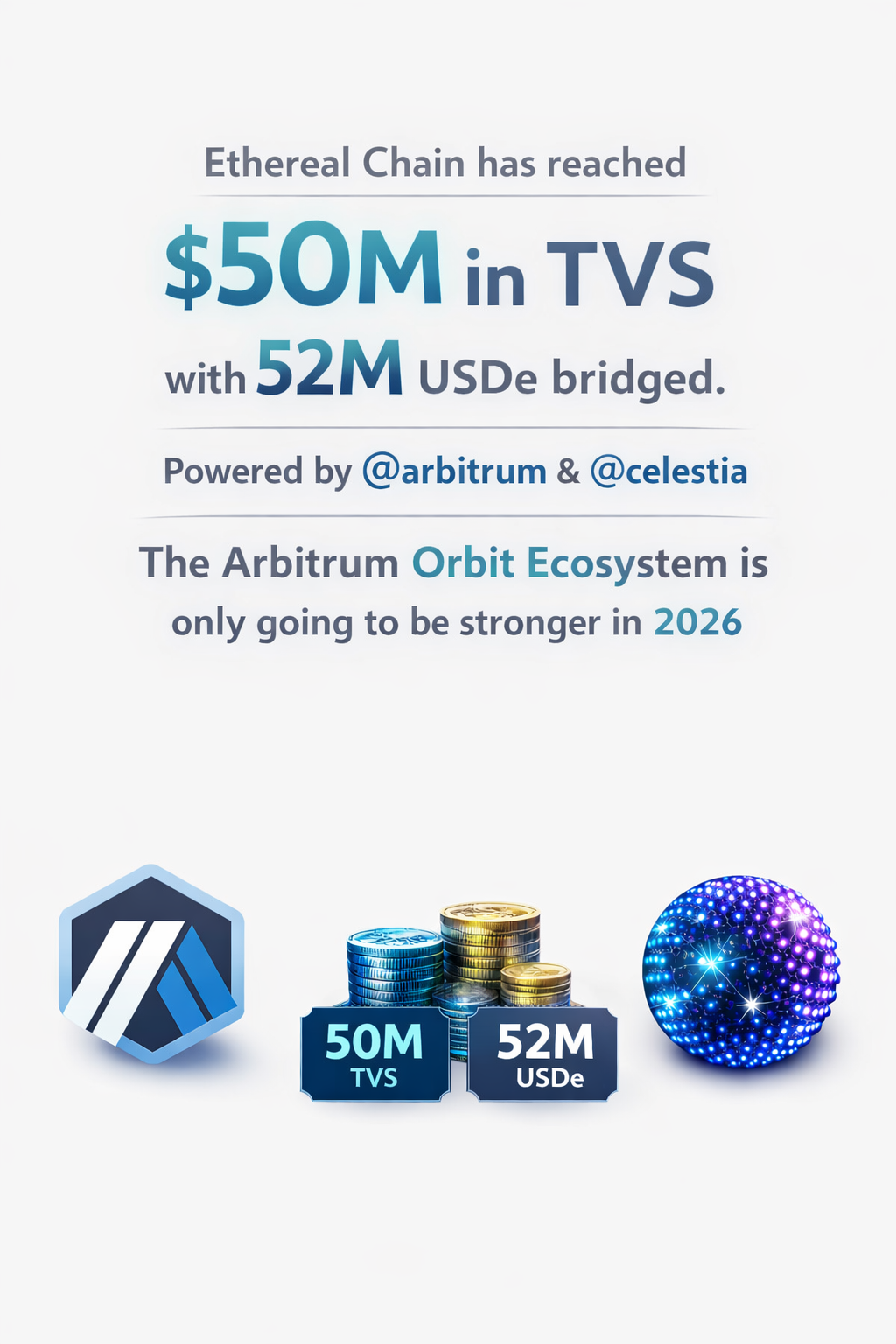 Ethereal teamed up with Arbitrum and Celestia