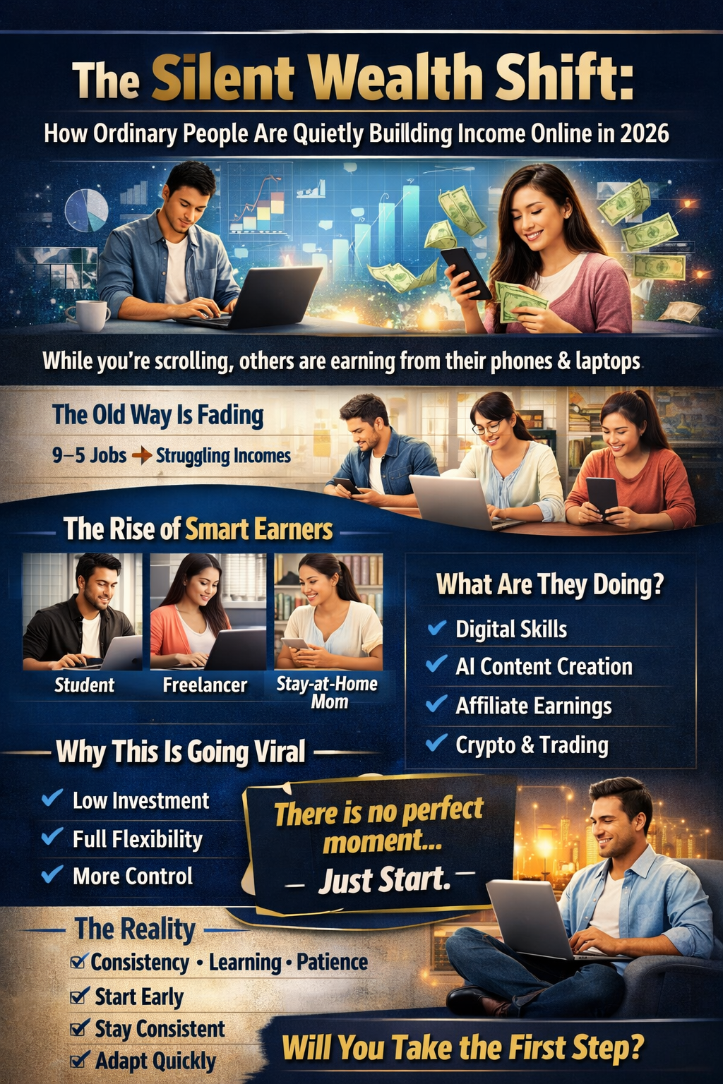 The Silent Wealth Shift: How Ordinary People Are Quietly Building Income Online in 2026